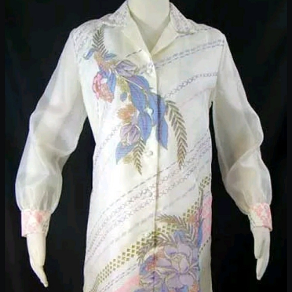 60's Alfred Shaheen women's Dress. Medium